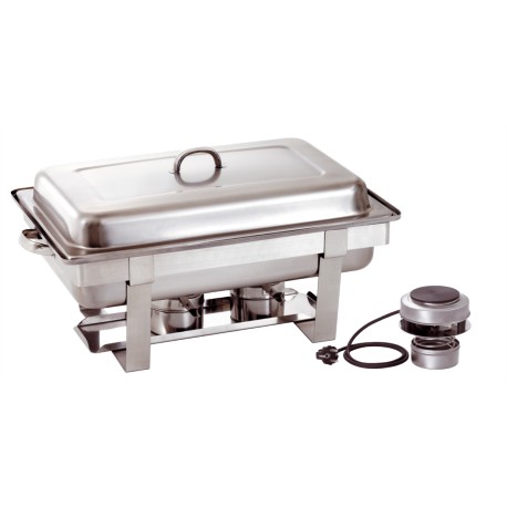Chafing dish mixte, combustible/électrique, GN 1/1, Bartscher