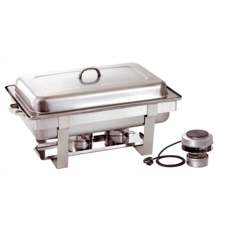 Chafing dish GN 1/1 mixte combustible / électrique