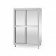 Armoire Haute inox 4 portes coulissantes L1000xP600xH1800mm