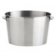 Seau en inox 7L ovale
