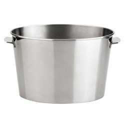 Seau en inox 7L ovale
