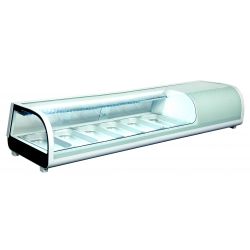 Vitrine à sushi L1579mm 6 bacs GN1/3