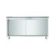 Meuble bas inox central L1500XP700XH850MM