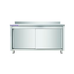 Meuble bas inox adossé L1800XP700XH850MM