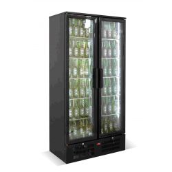 Réfrigérateur de bar haut 2 portes battantes