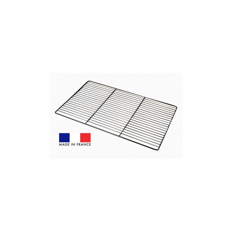 Grille inox renforcée 800x600 avec 3 traverses et 31 fils