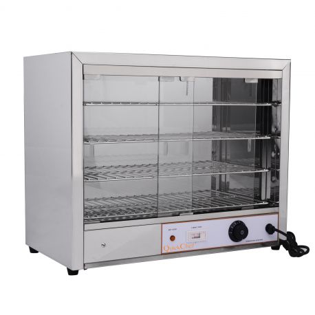 Vitrine chauffante L640xP360xH530 mm