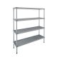 Rayonnage pour chambre froide 4 niveaux 1700x500xH1800mm