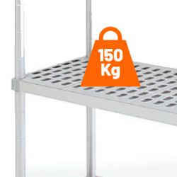 Rayonnage pour chambre froide 4 niveaux 700x600xH1800mm