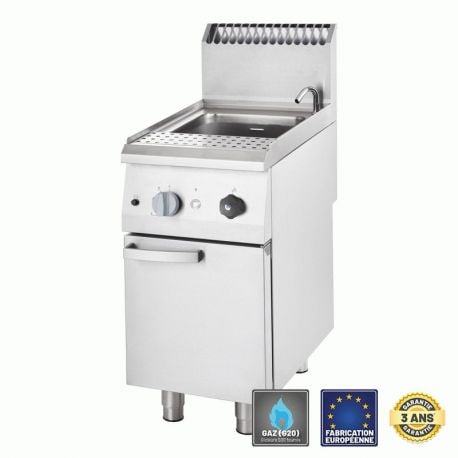 Cuiseur à pâtes gaz 15kg/h sur coffre - v1