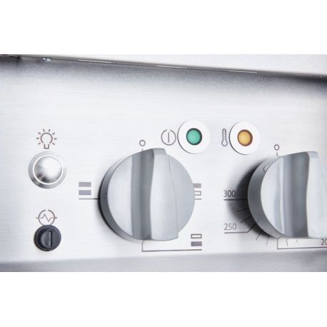 Fourneau 4 feux gaz sur four électrique statique GN2/1 - v5