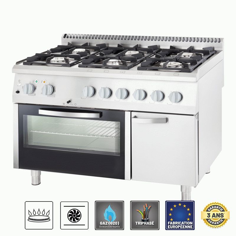 MQ1644RI Four multifonction gaz ventilé, Cuisson products – Glem Gas