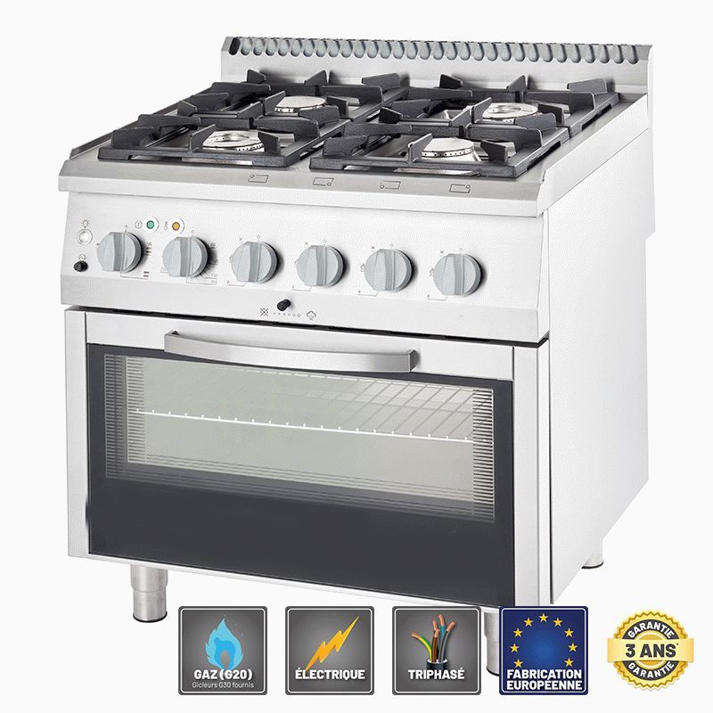 Cuisinières gaz et électriques