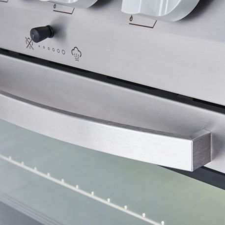 Fourneau 4 feux gaz sur four électrique ventilé GN1/1 - 600x400