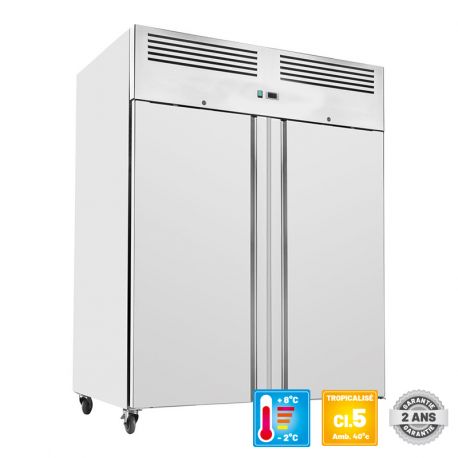 Armoire réfrigérée positive tropicalisée 1400 Litres GN2/1