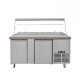 Salad'bar vitre droite 2 portes - 4XGN1/1