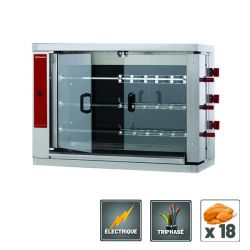 Rotissoire électrique vitrocéramique 3 Broches