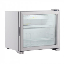 Mini Armoire négative blanche 49L porte vitrée - v2