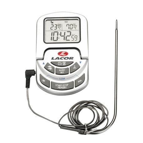 Thermomètre de précision pour four 0 à 300°C, Lacor