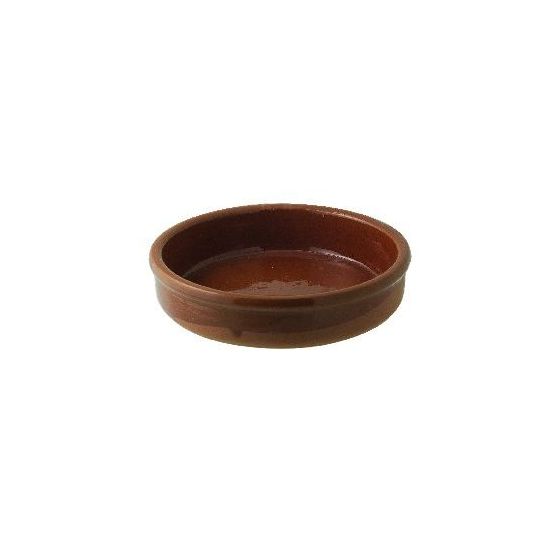 Assiette catalane rond brun terre cuite Ø 11,5 cm (24p.)