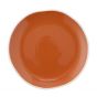 Assiette coupe plate ronde terracotta porcelaine Ø 27 cm (3p.)