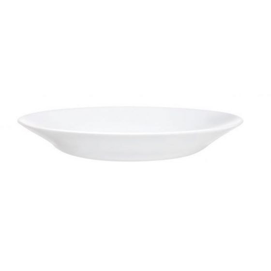 Assiette creuse ronde blanc verre Ø 22,50 cm Restaurant Blanc(6p.)