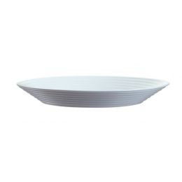 Assiette creuse ronde blanc verre Ø 23,60 cm Stairo(6p.)