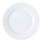 Assiette plate rond blanc porcelaine Ø 19 cm (12p.)