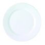 Assiette plate rond blanc porcelaine Ø 21 cm (12p.)