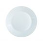 Assiette plate rond blanc verre Ø 19 cm Stairo (6p.)