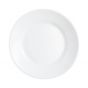 Assiette plate ronde blanc verre Ø 19 cm Restaurant Blanc (6p.)