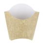 Pochette à frites beige, Ø13,50 cm, 100 pièces