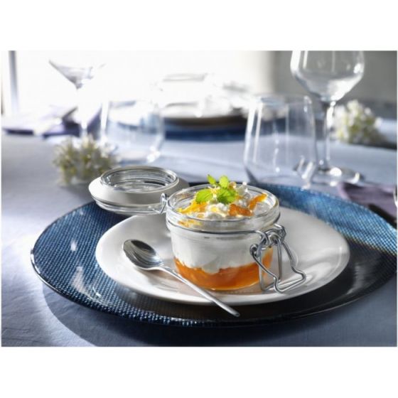 Bocal hermétique rond transparent verre Ø 8,30 cm Fido(6p.) - v4