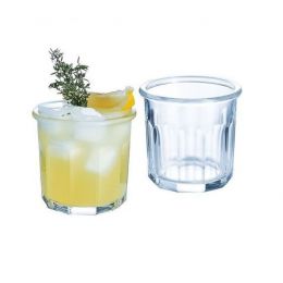 Bocal rond transparent verre 18 cl Ø 7,70 cm Eskale(6p.) - v2