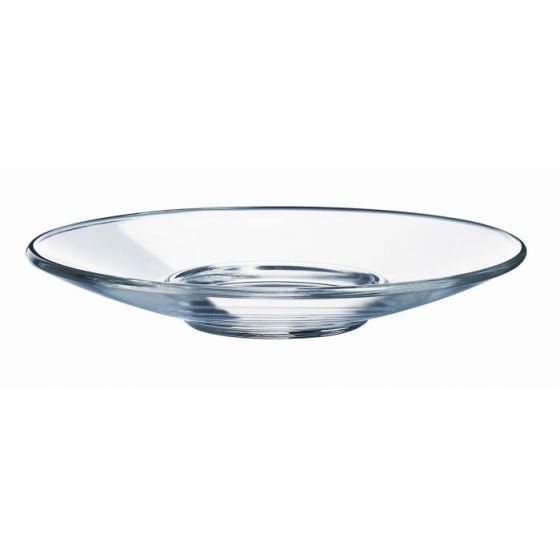 Sous-tasse à expresso rond transparent verre Ø 12 cm Aroma(6p.)