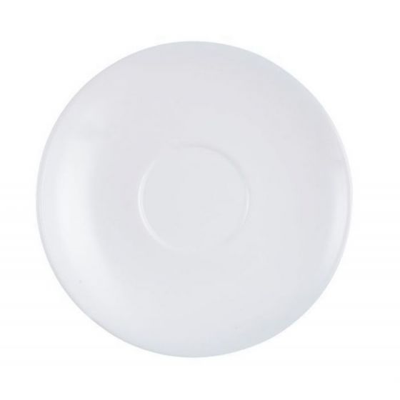 Sous-tasse à expresso ronde blanc verre Ø 11,20 cm Restaurant Blanc(6p.)