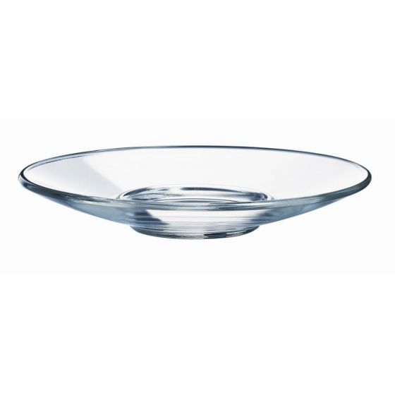 Sous-tasse à thé rond transparent verre Ø 14 cm Aroma(6p.)