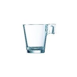 Tasse à café ronde transparente verre 8 cl Ø 7,60 cm Aroma(12p.)