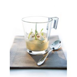 Tasse à thé ronde transparente verre 22 cl Ø 10 cm Aroma(12p.) - v2