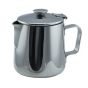Théière ovale gris inox 35 cl 11,50 cm Cafeterie Inox