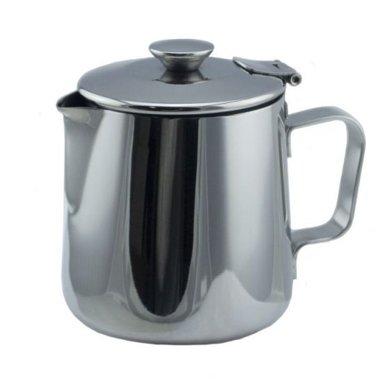 Théière ovale gris inox 35 cl 11,50 cm Cafeterie Inox