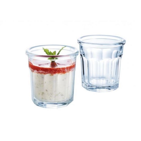 Verrine droite transparente verre 9 cl Ø 6,20 cm Eskale (6p.) - v4