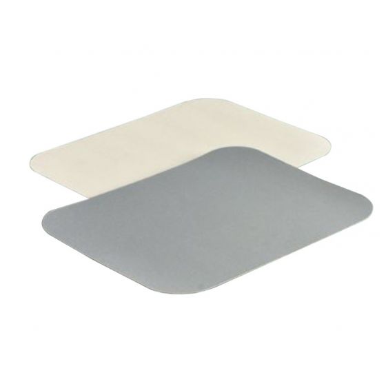 Couvercle pour barquette 68,5cl rectangulaire gris 19,50x10,30 cm 67 cl (100 piè