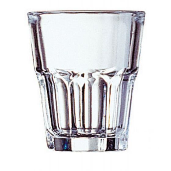 Shooter conique transparent verre 4,50 cl Ø 5 cm Granity (12p.)