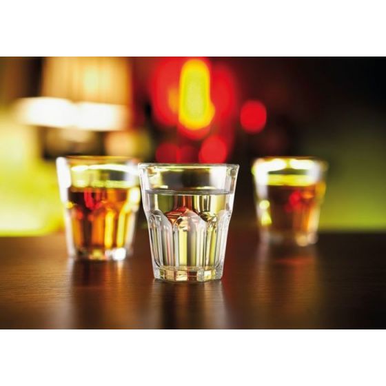 Shooter conique transparent verre 4,50 cl Ø 5 cm Granity (12p.) - v3