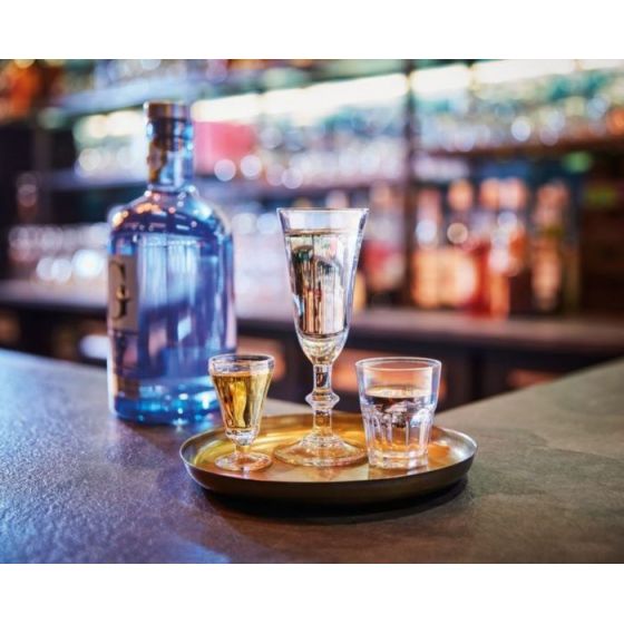 Shooter conique transparent verre 4,50 cl Ø 5 cm Granity (12p.) - v5