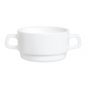 Bol rond blanc verre 32 cl Ø 10 cm Restaurant Blanc (6p.)