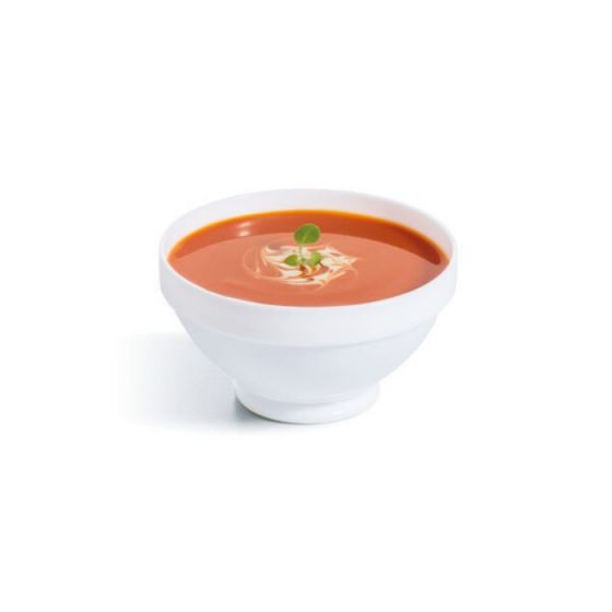 Bol rond blanc verre 51 cl Ø 13,20 cm Restaurant Blanc(6p.) - v3
