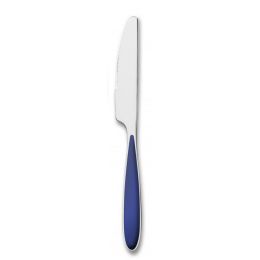 Couteaux de table cranté en inox 22 cm Bleu Marine (12p.)