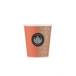 Gobelet orange carton 18 cl Hot Cup (100 pièces)